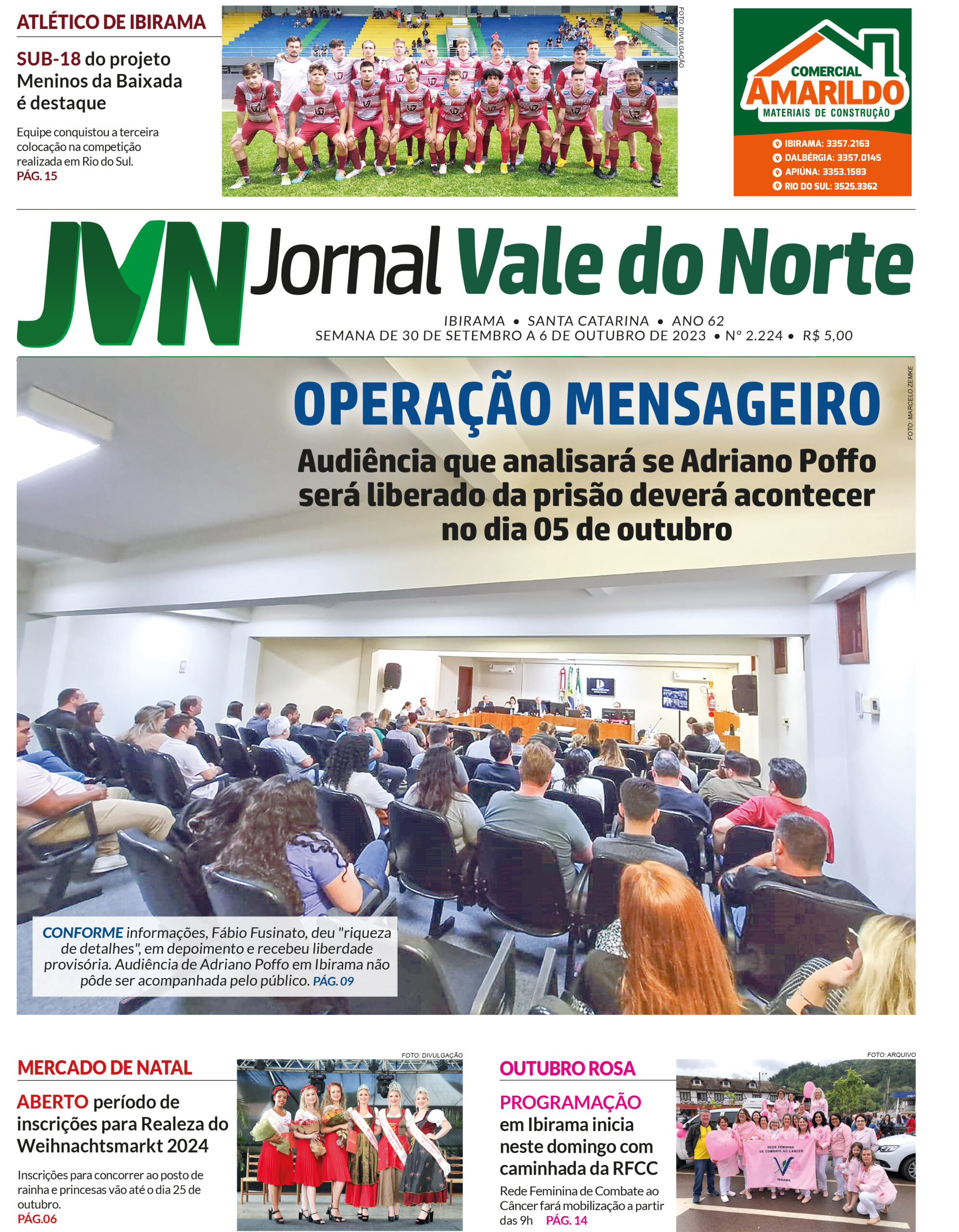 JORNAL VALE DO NORTE- DE 30 DE SETEMBRO A 06 DE OUTUBRO