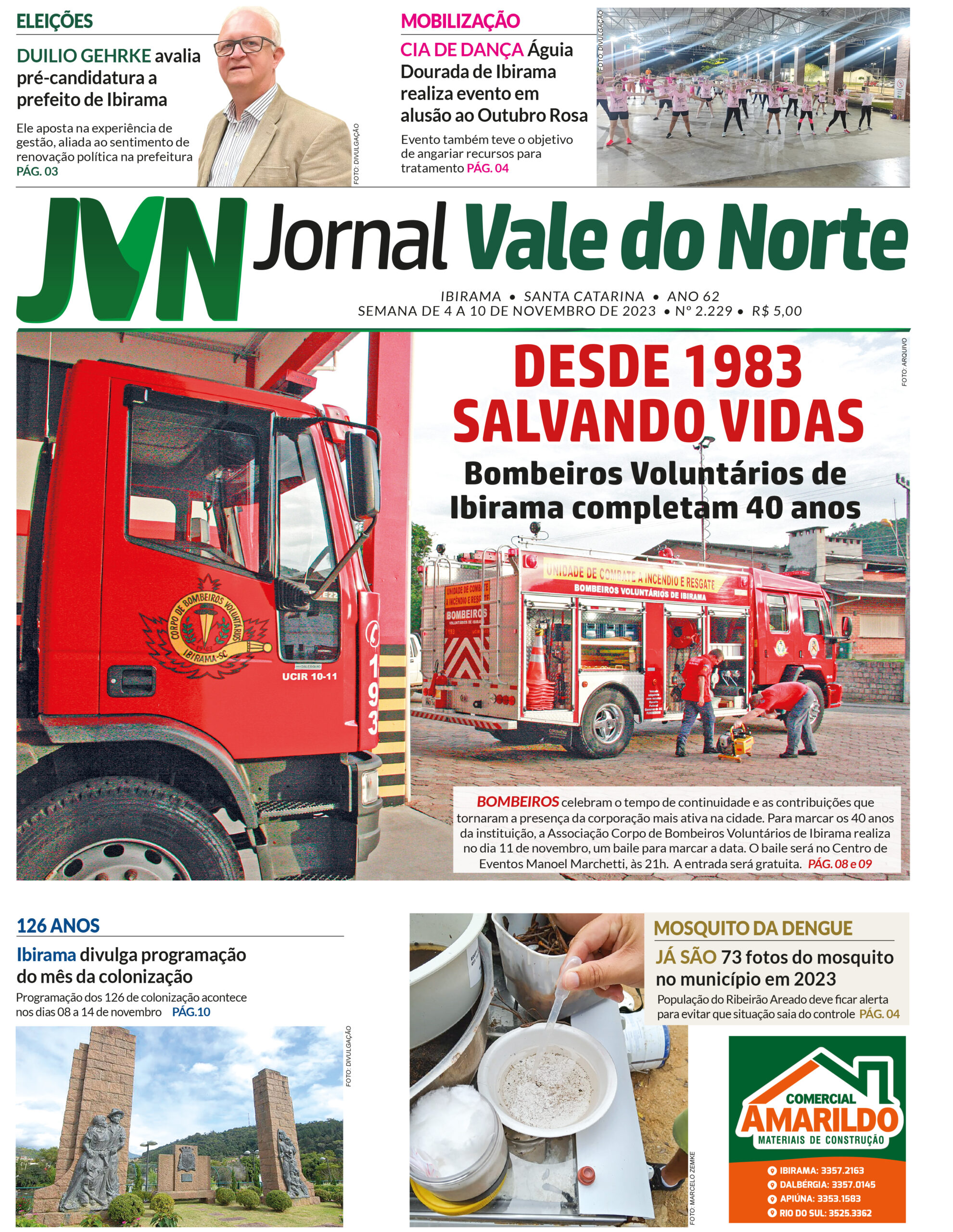 JORNAL VALE DO NORTE- DE 04 a 10 DE NOVEMBRO