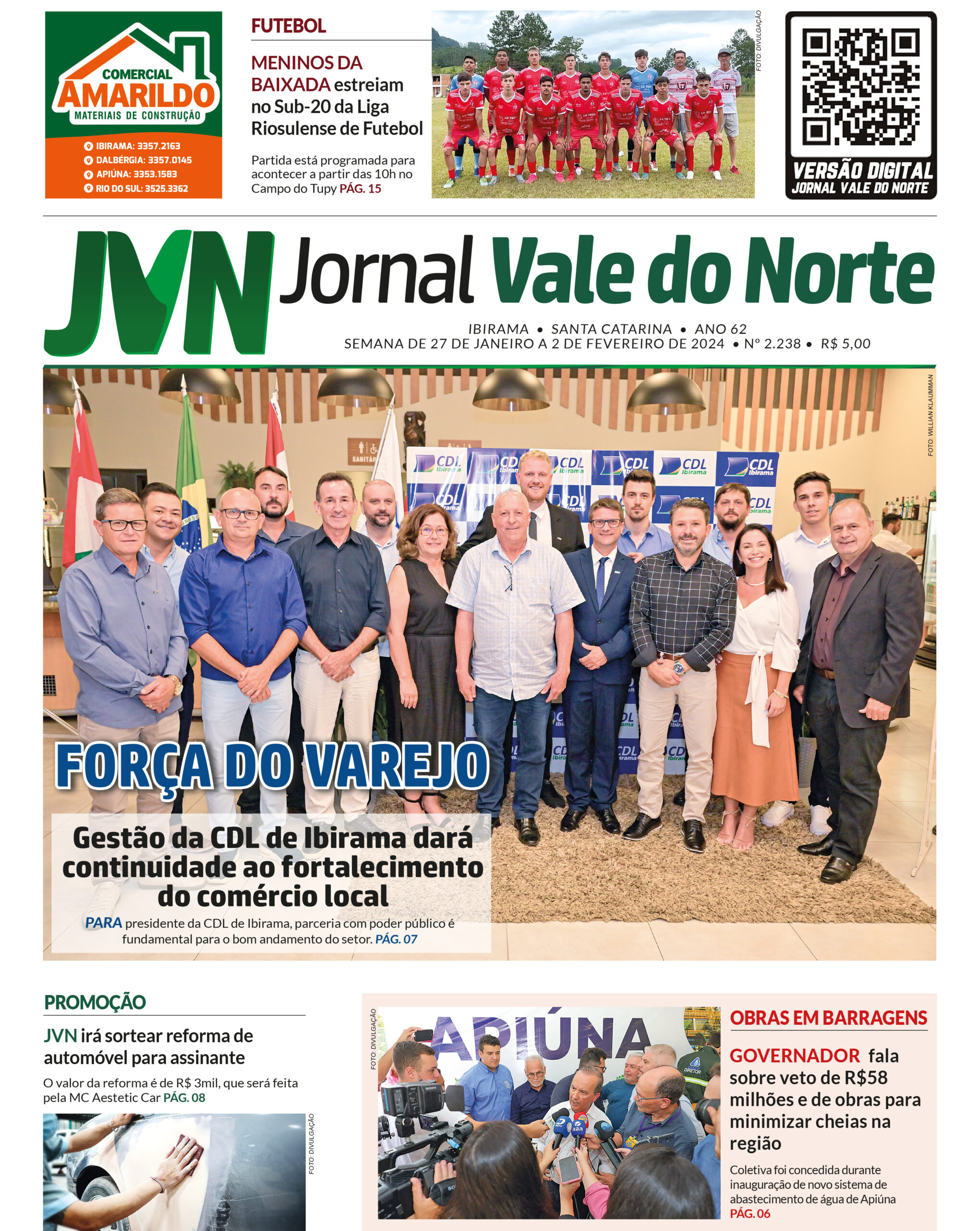 JORNAL VALE DO NORTE DE 27 DE JANEIRO A 2 DE FEVEREIRO