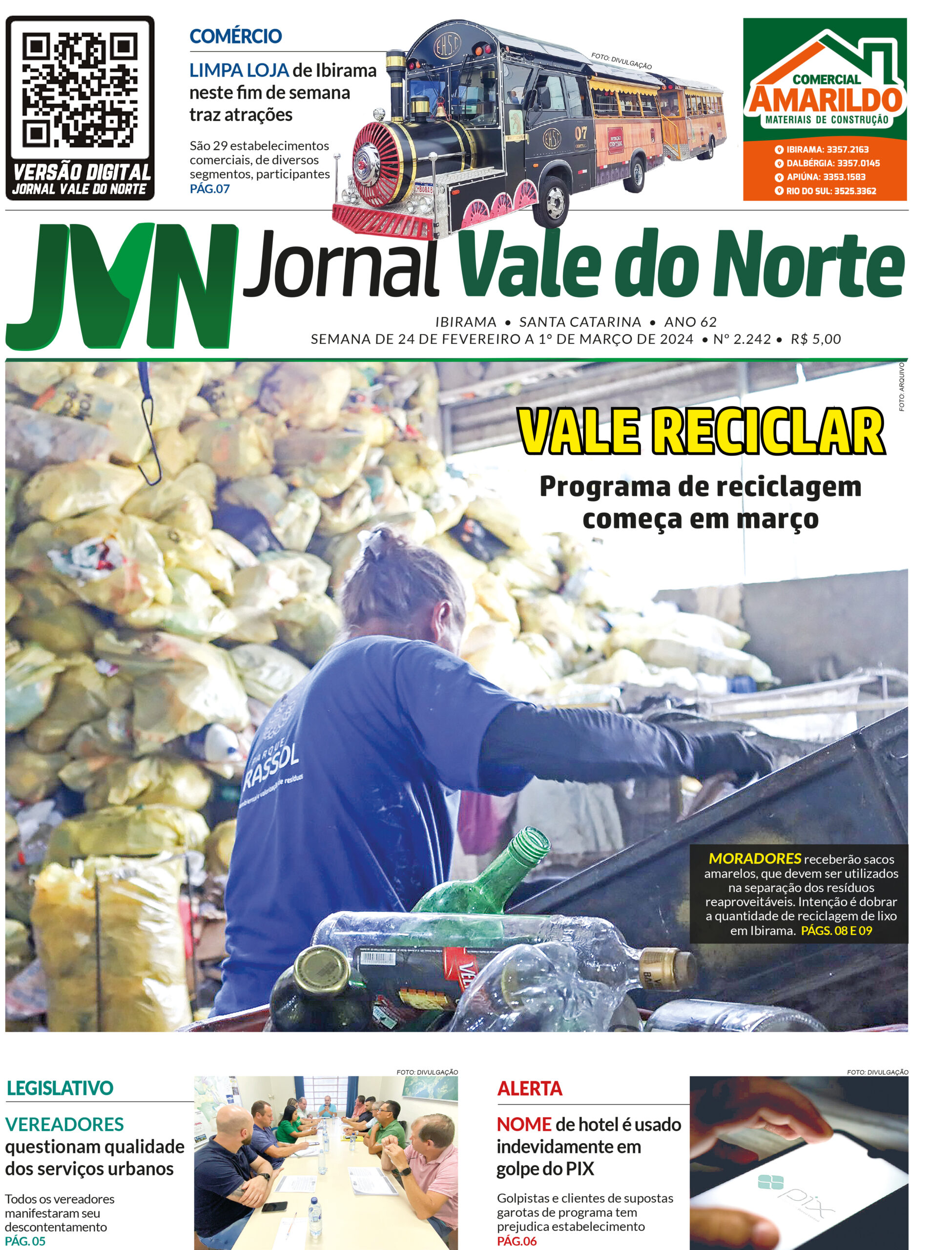 JORNAL VALE DO NORTE DE 24 DE FEVEREIRO A 1 DE MARÇO
