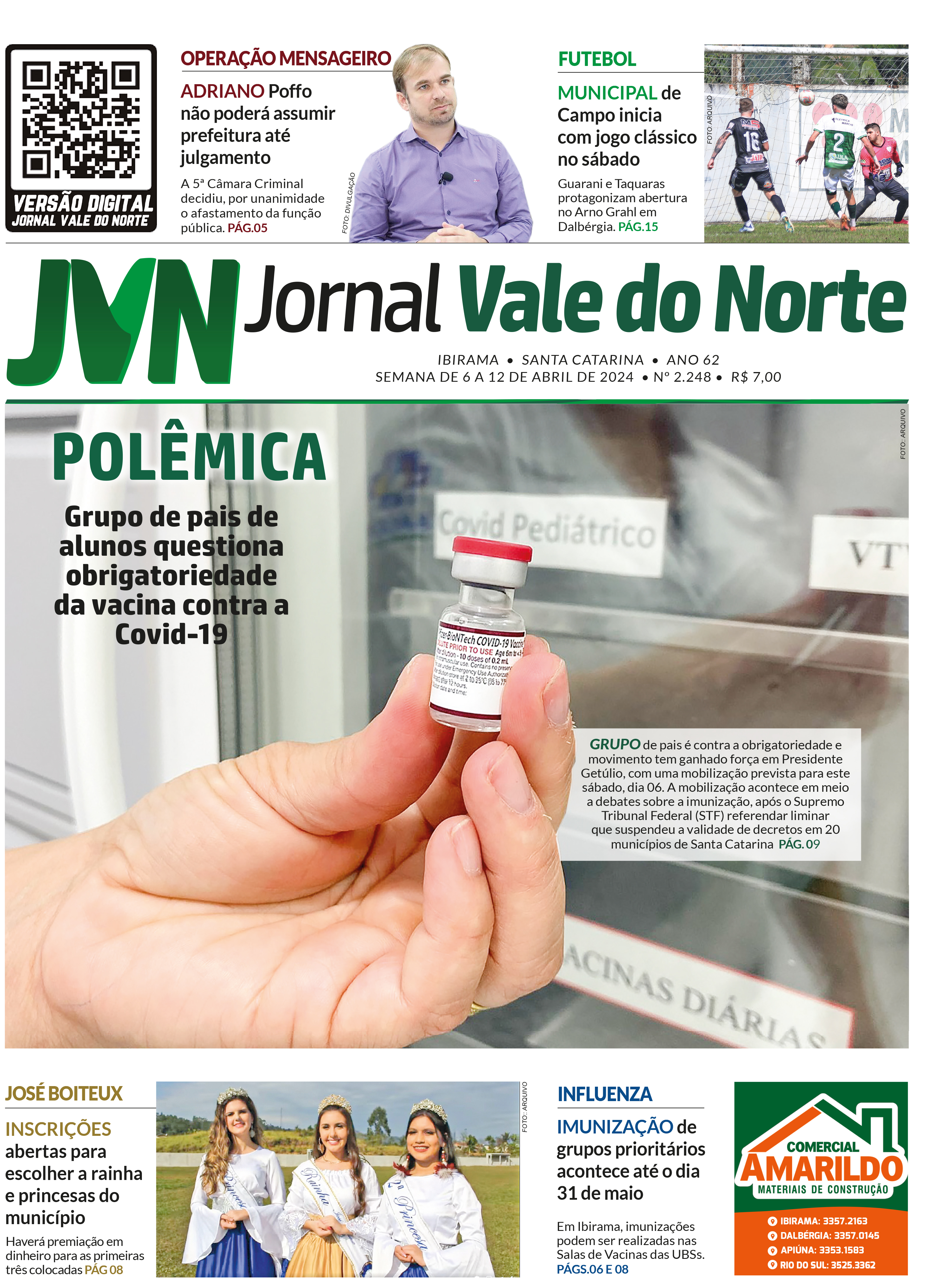 JORNAL VALE DO NORTE DE 06 A 12 DE ABRIL