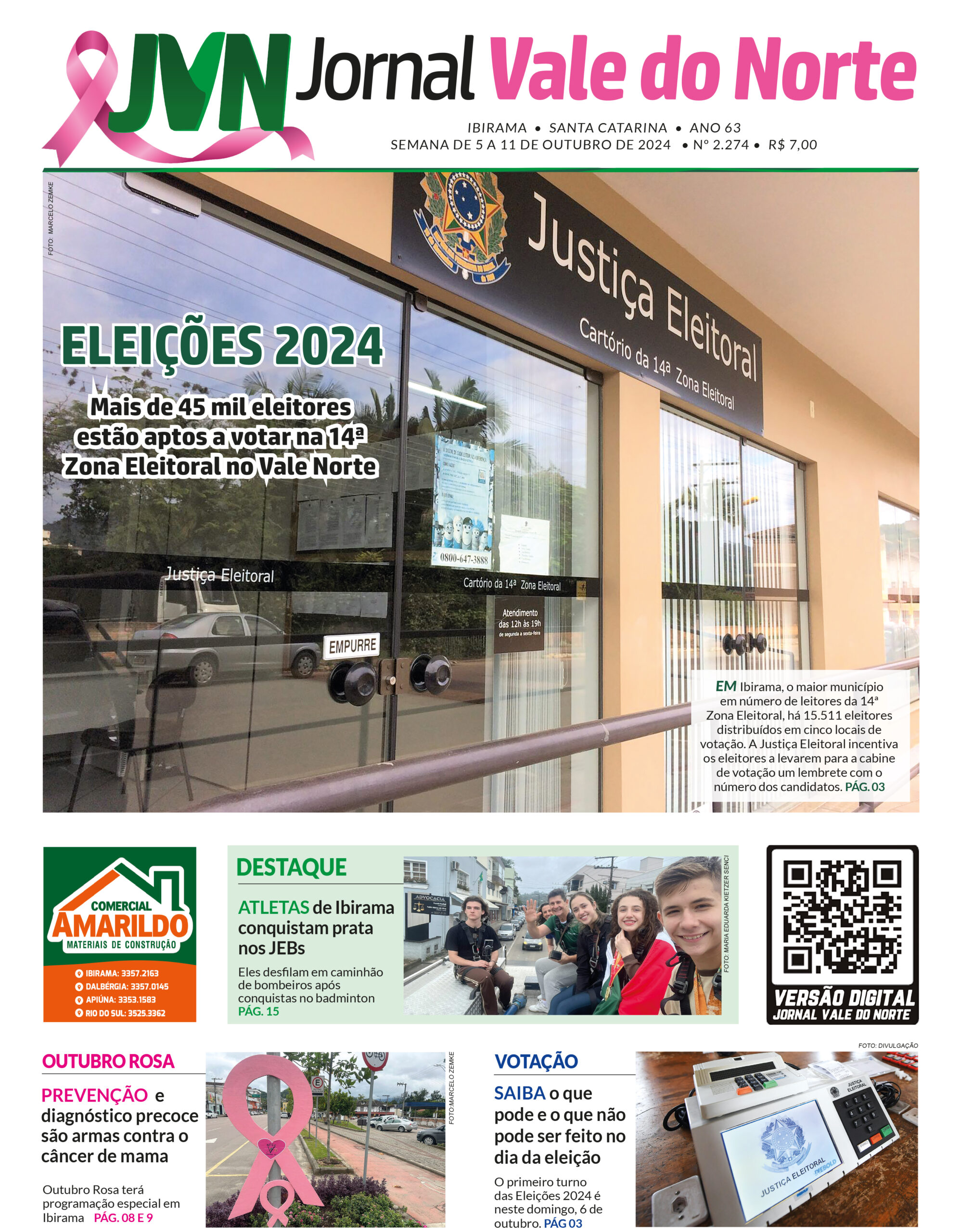 JORNAL VALE DO NORTE DE 05 A 11 DE OUTUBRO