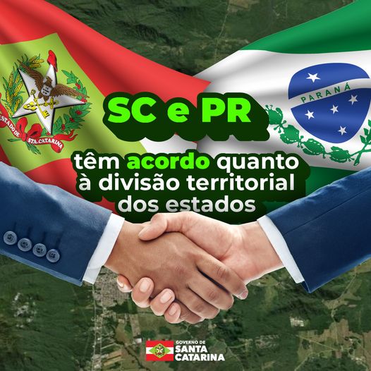 Santa Catarina e Paraná definem juntos os marcos da divisa territorial entre os estados