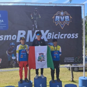 Piloto ibiramense Luiz André Fraron Orosco é campeão da categoria Júnior Man na 1ª etapa do Campeonato Catarinense de Ciclismo BMX