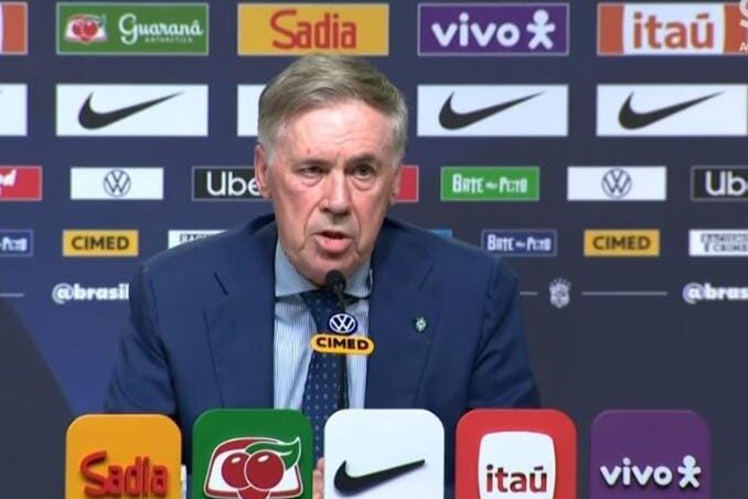 Carlo Ancelotti divulga lista para os dois últimos jogos da Seleção Brasileira antes da Copa