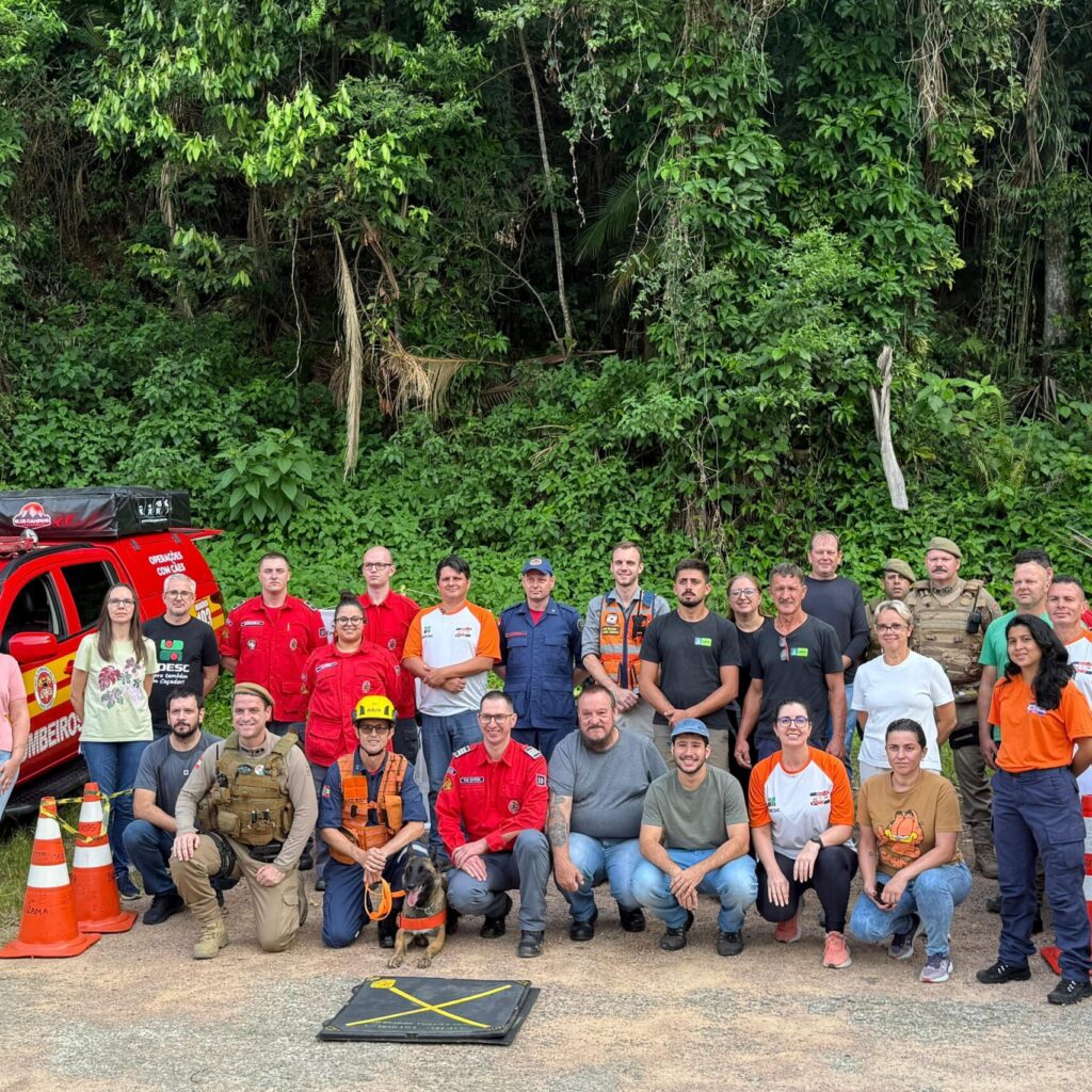 Ibirama realiza simulado de desastres naturais com atuação integrada das forças de resposta