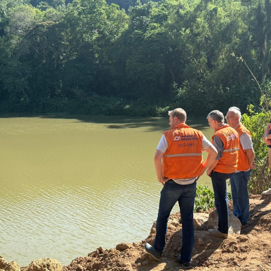 Obras de contenção iniciam em áreas de risco em Ibirama