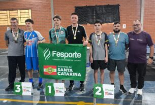 Atleta de José Boiteux conquista vice-campeonato de Tênis de Mesa no JESC e garante vaga para a fase Regional