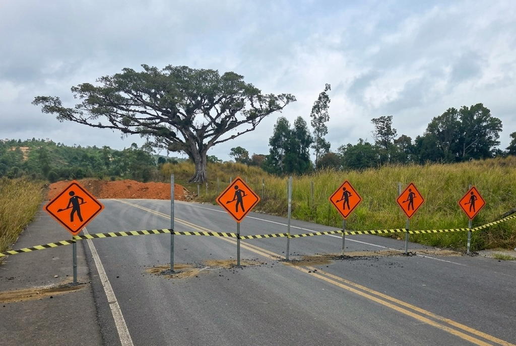 Serra do Tucano é totalmente interditada após alerta de risco de deslizamento