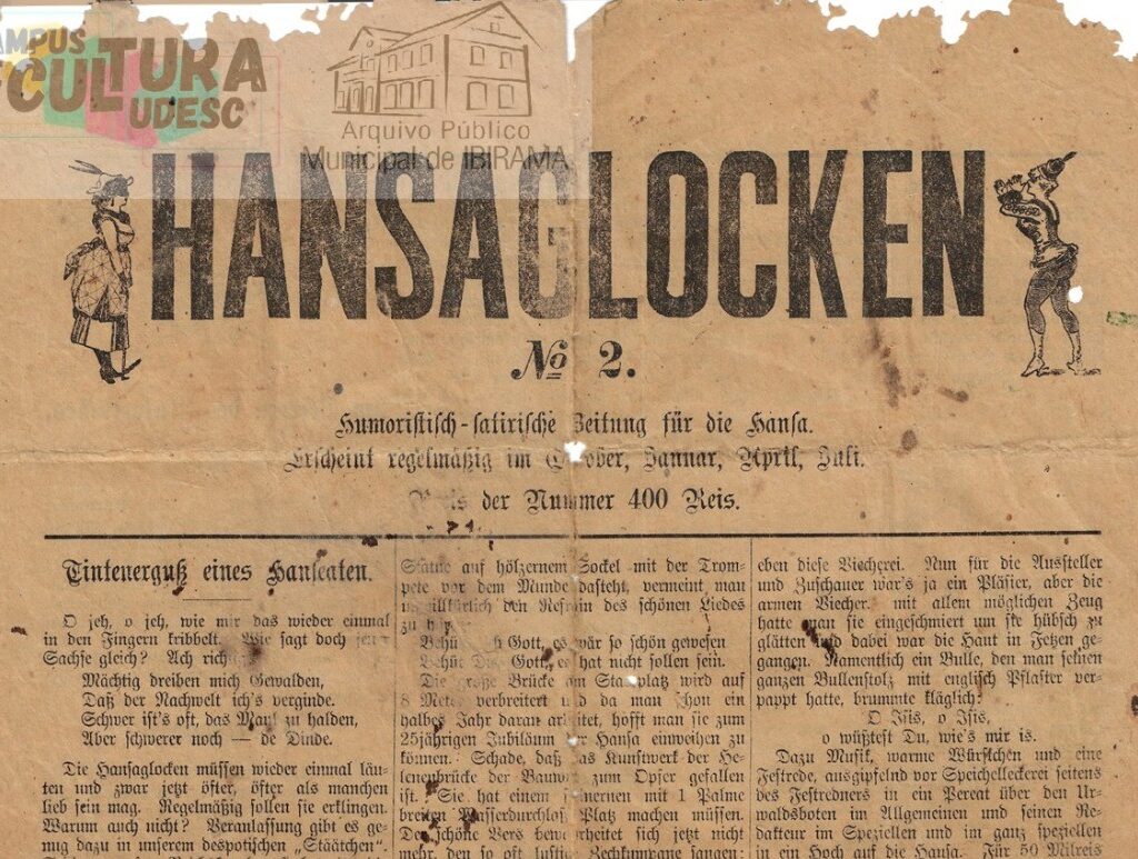Projeto da Udesc Alto Vale revela jornal satírico produzido por imigrantes alemães