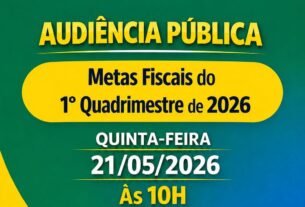 Câmara de Presidente Getúlio realiza audiência pública para apresentar metas fiscais do 1º quadrimestre