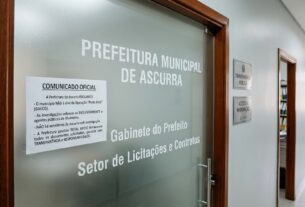 Prefeitura de Ascurra esclarece que não é alvo de operação do GAECO