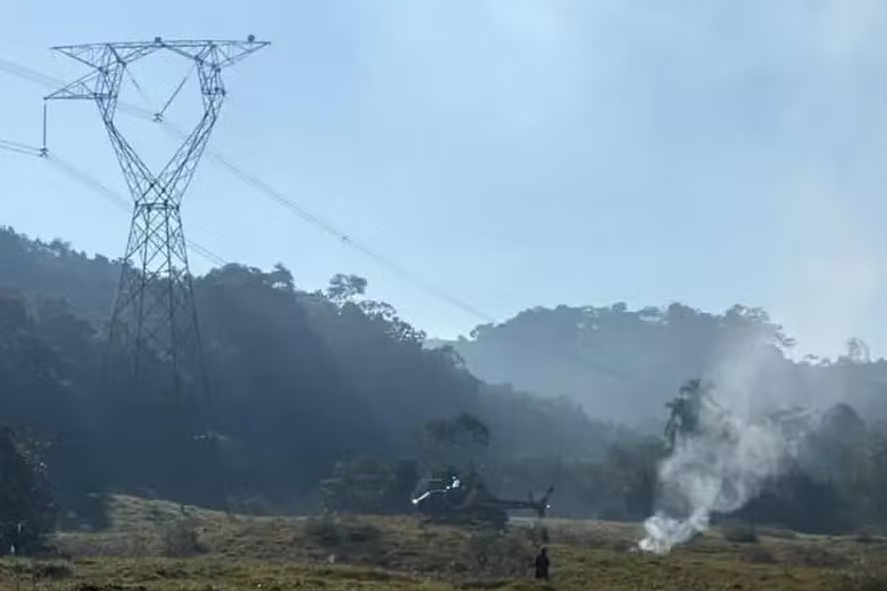 Queda de helicóptero deixa uma pessoa morta em Pomerode