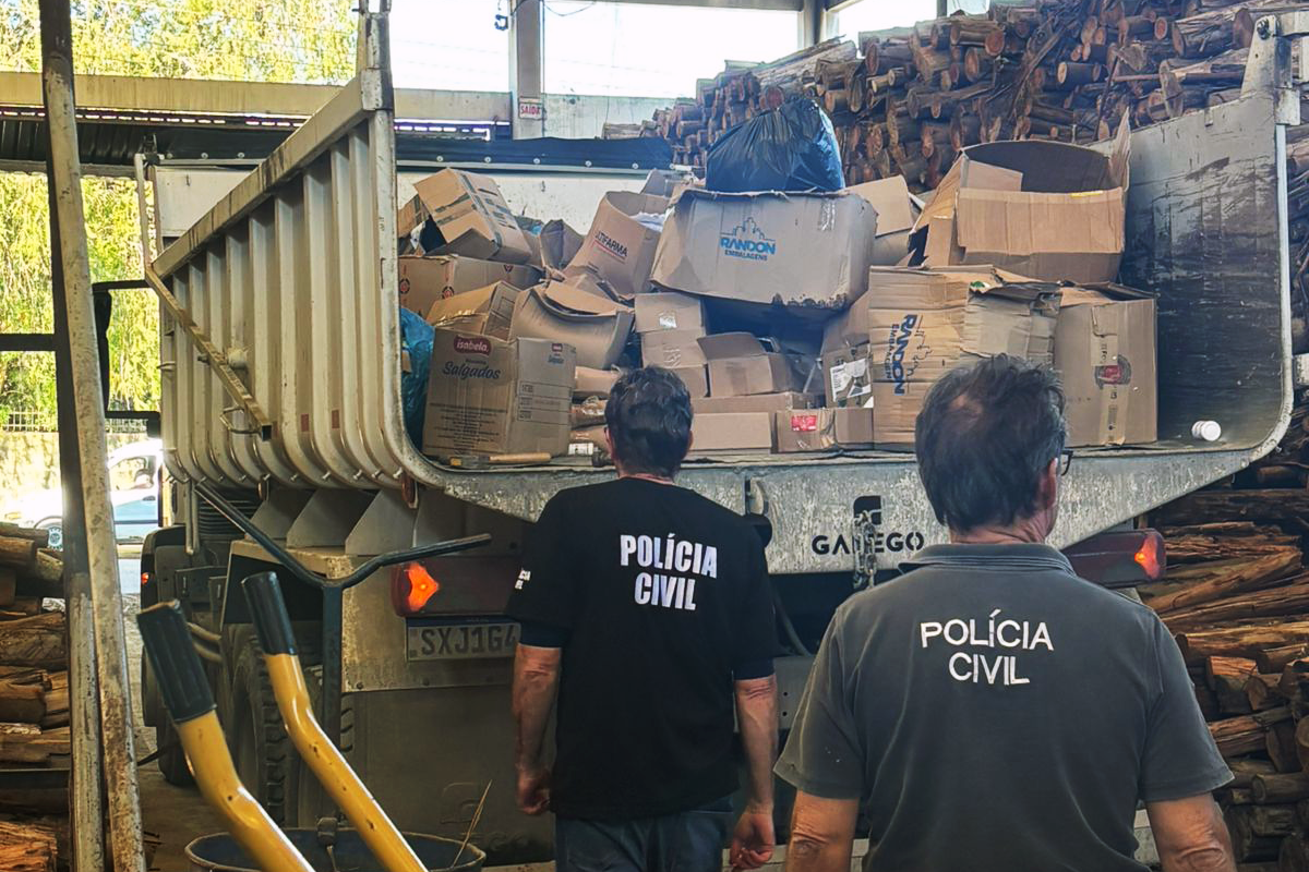 Polícia Civil incinera meia tonelada de fitoterápicos clandestinos apreendidos em Laurentino