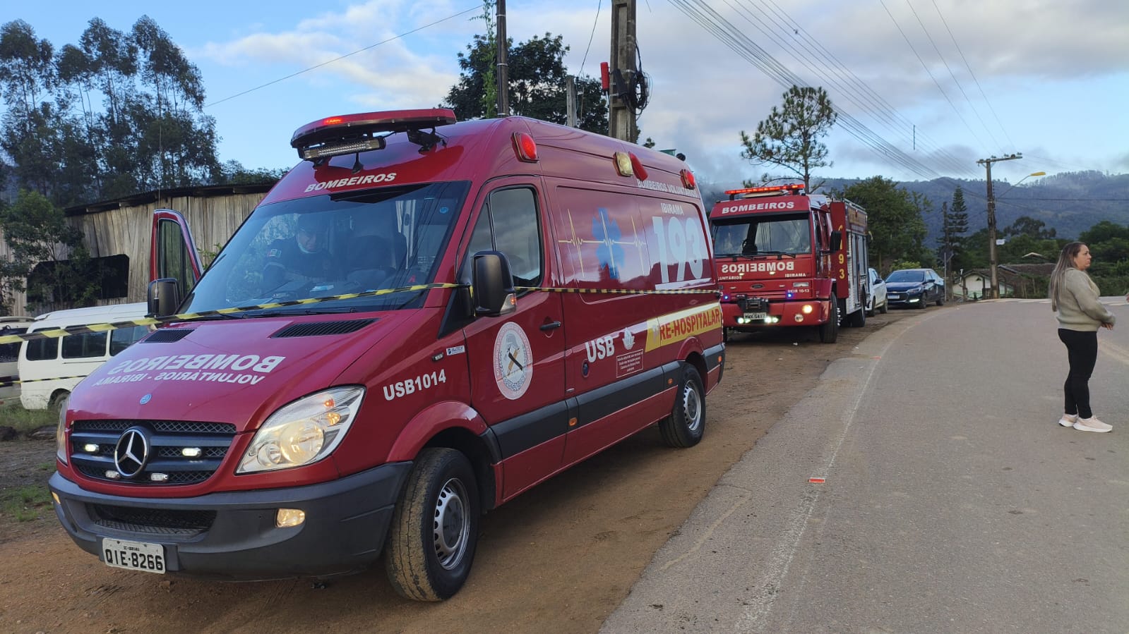 Motociclista morre após colisão com poste em José Boiteux