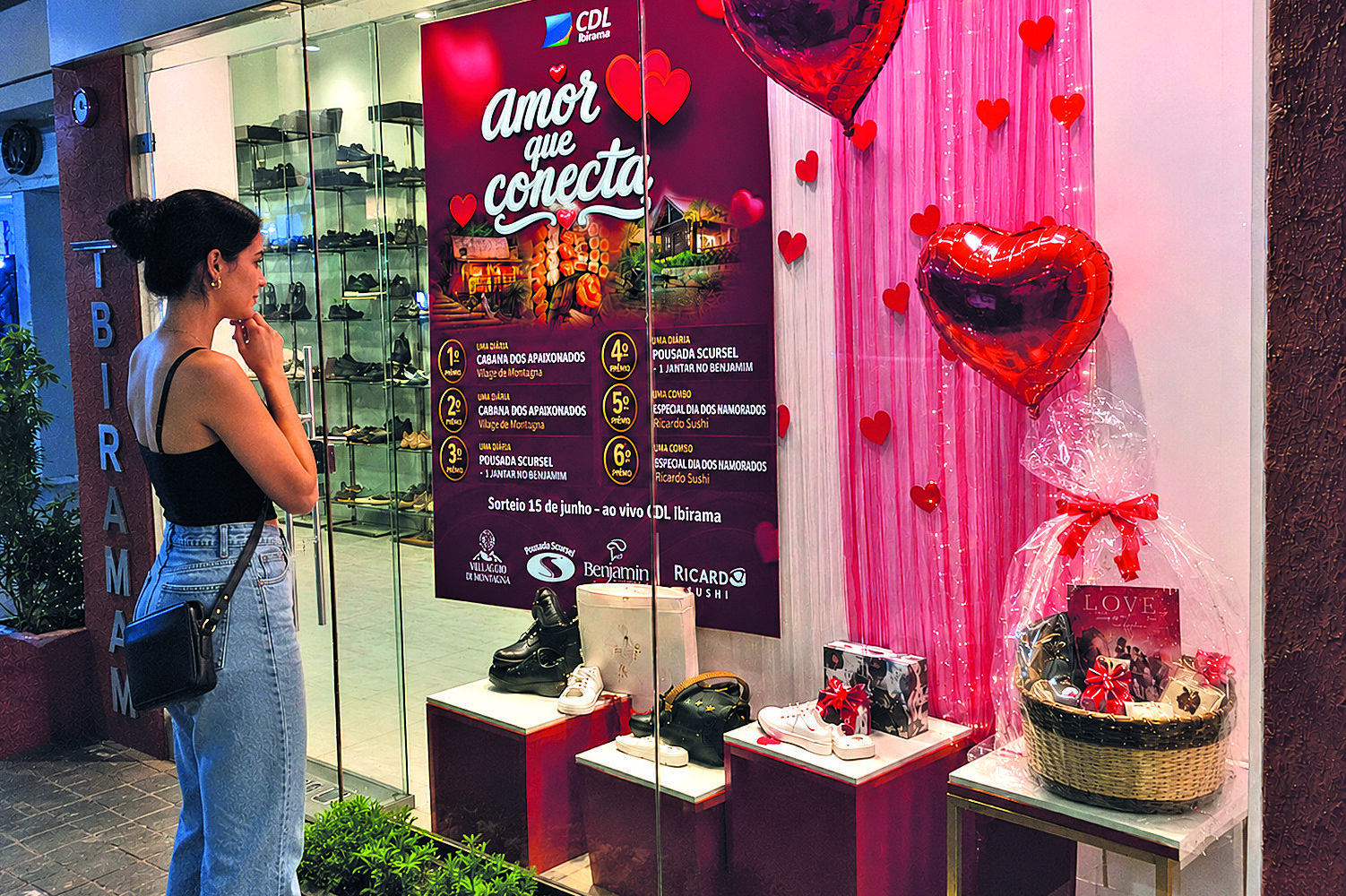 CDL Ibirama promove campanha de Dia dos Namorados com sorteio de experiências românticas e incentivo ao comércio local