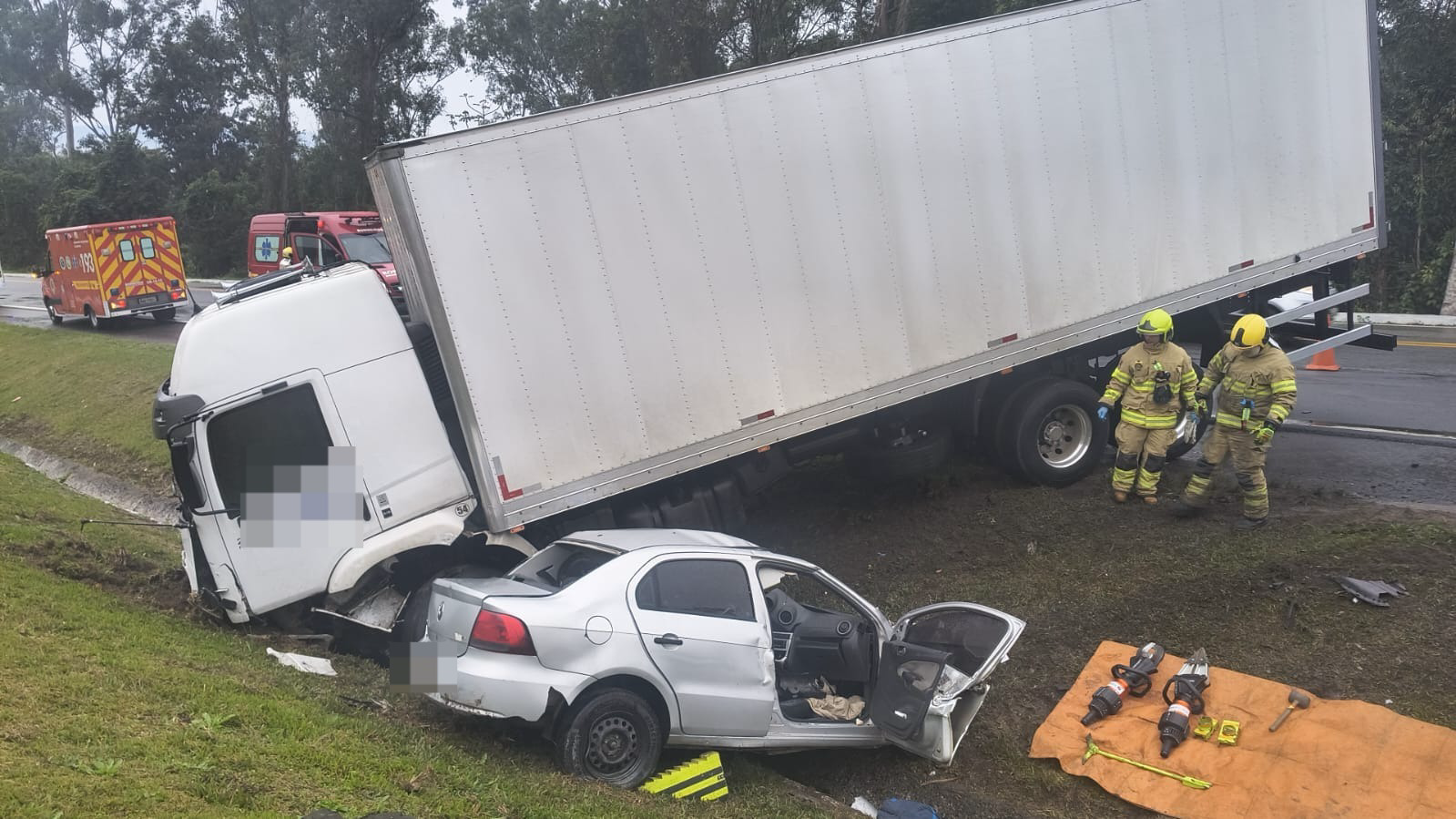 Grave acidente na BR-470 em Ibirama deixa uma vítima fatal