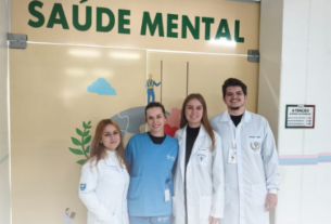 Acadêmicos de Psicologia da UNIDAVI realizam visita técnica ao HDWC com foco em Saúde Mental