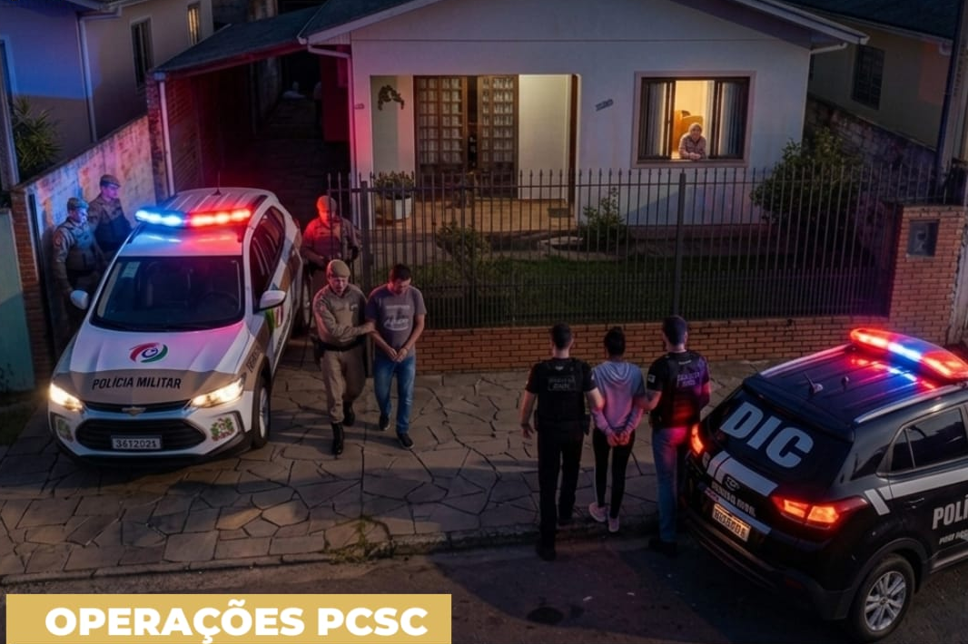 Operação conjunta prende dois suspeitos por tráfico de drogas em Ituporanga