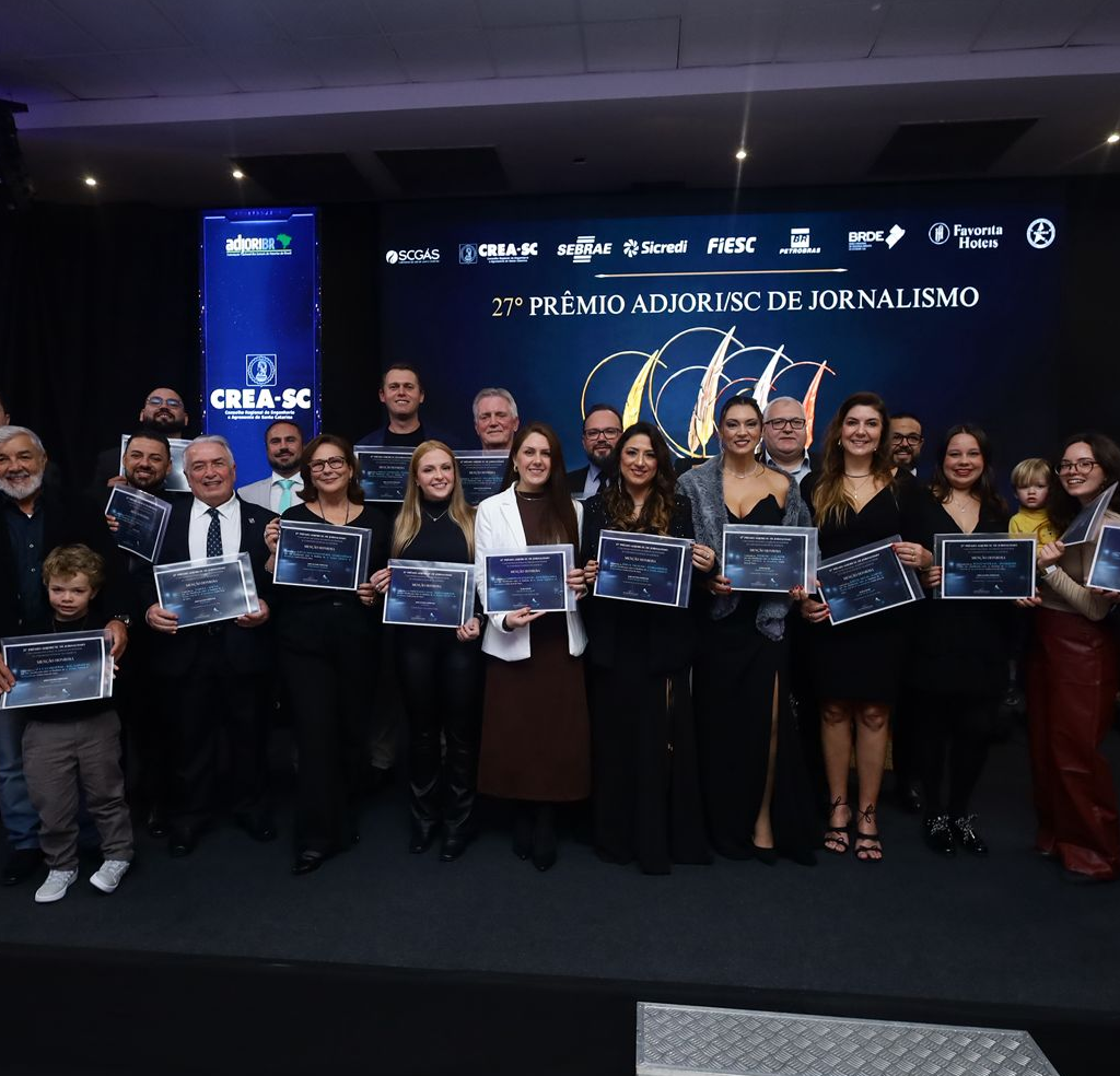 Jornal Vale do Norte conquista duas menções honrosas no Prêmio Adjori/SC de Jornalismo