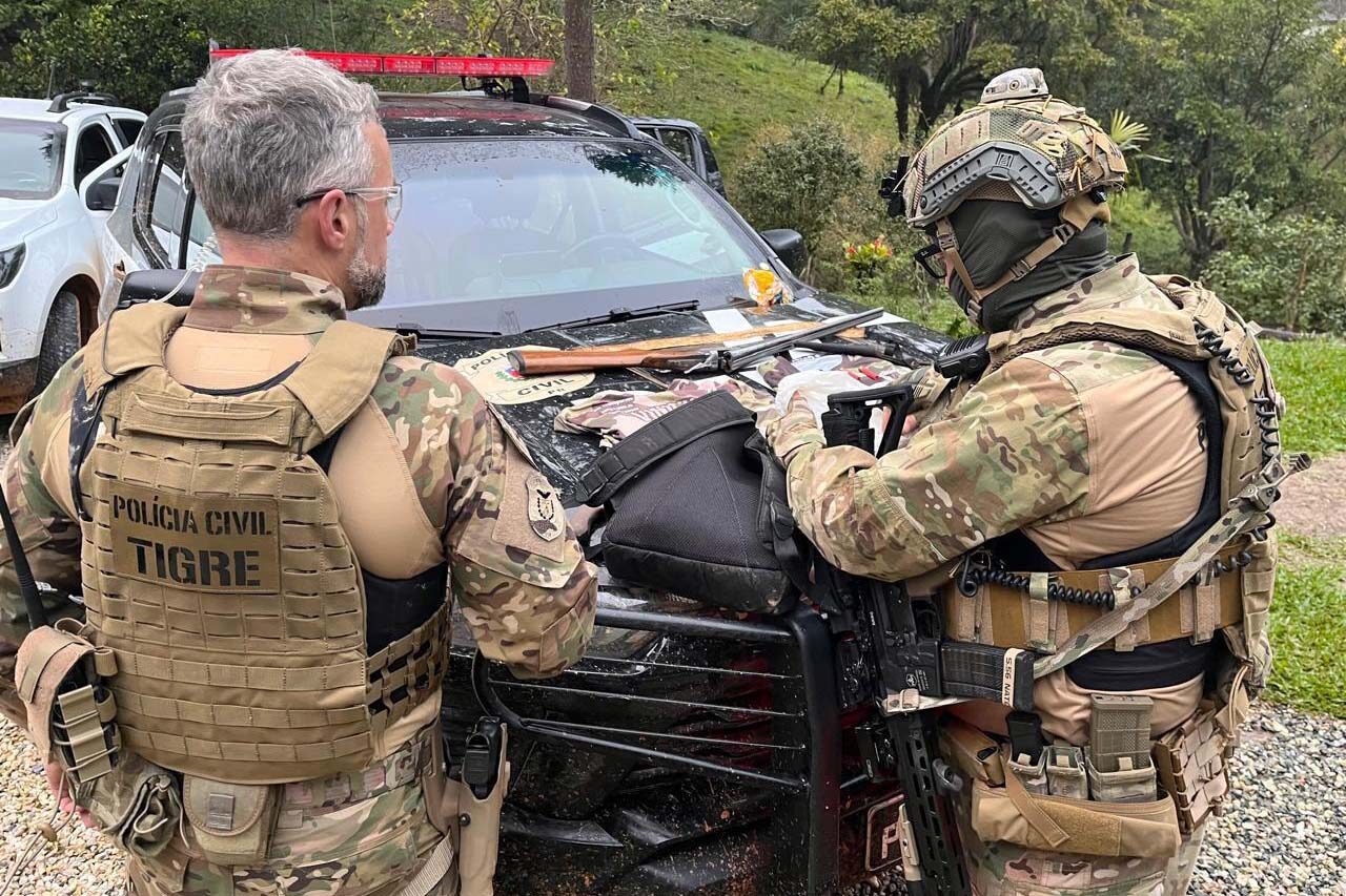 Megaoperação prende 23 suspeitos por caça ilegal e comércio clandestino de armas em três estados
