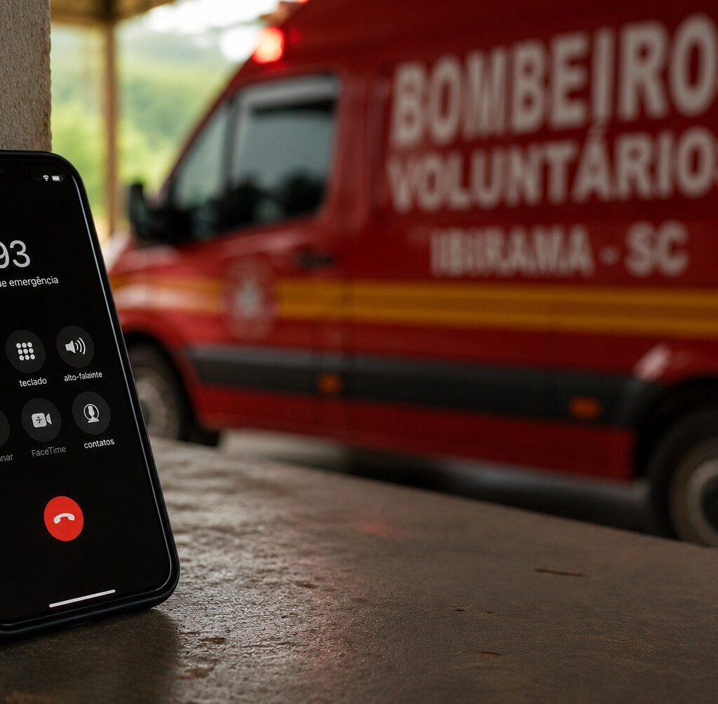 Menina de 7 anos aciona Bombeiros e ajuda a salvar avô após queda em Ibirama