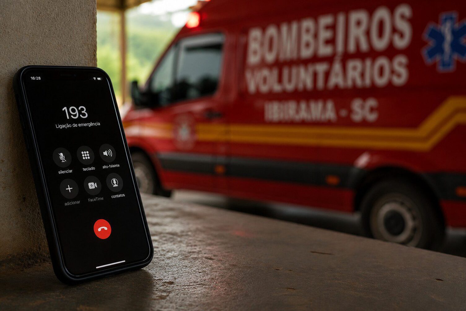 Menina de 7 anos aciona Bombeiros e ajuda a salvar avô após queda em Ibirama