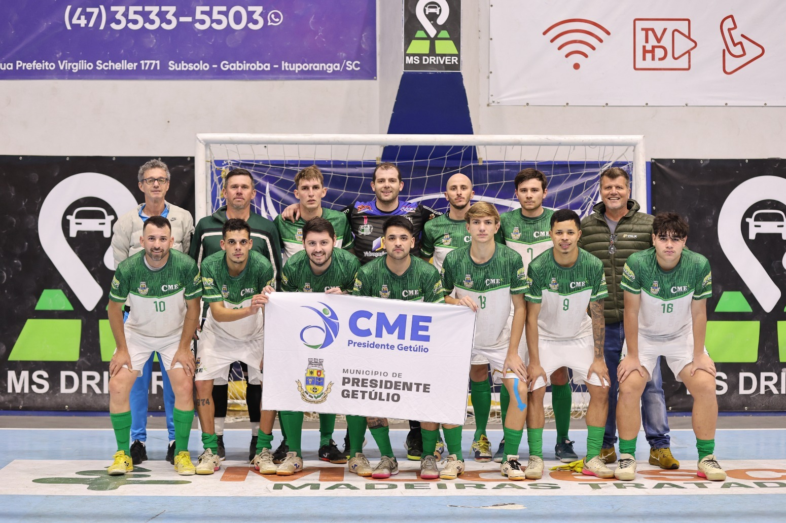 Futsal de Presidente Getúlio volta a disputar etapa microrregional dos JASC após longo período