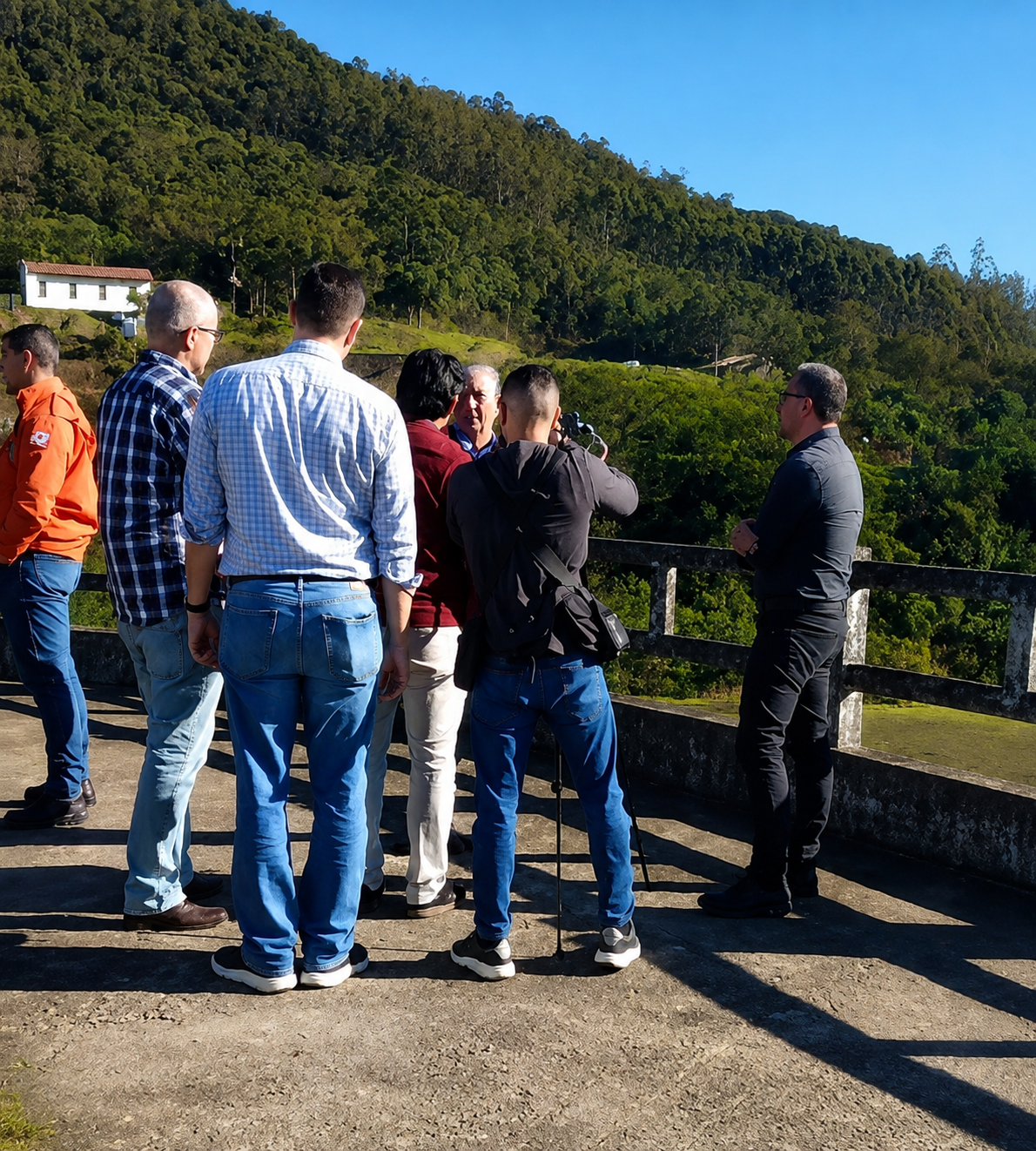 Reforma das comportas da Barragem Norte avança após mais de três décadas e visita de governador é marcada por protesto indígena