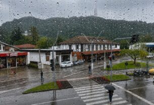 Defesa Civil alerta para temporais e chuva volumosa em Ibirama