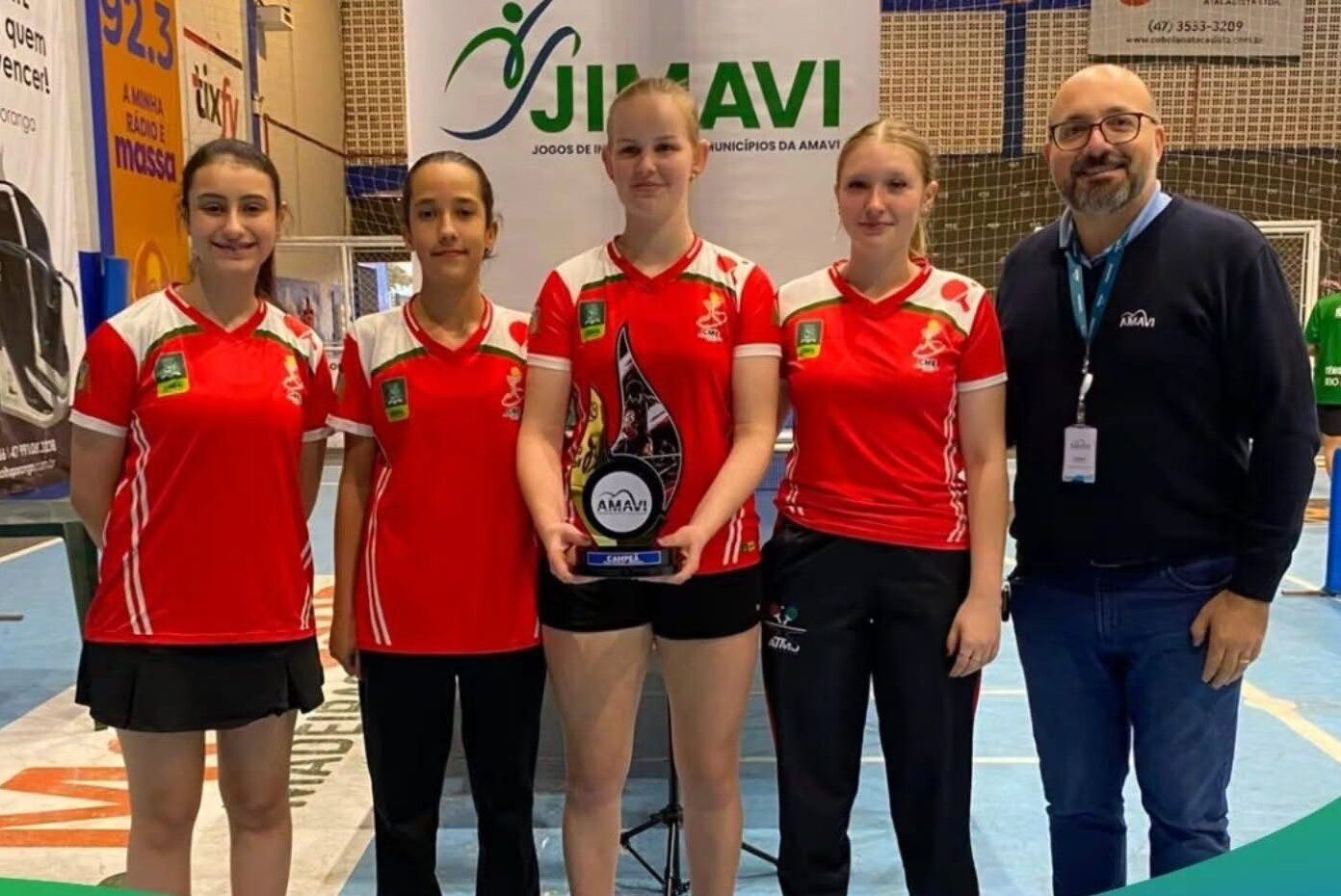 Ibirama é campeã no tênis de mesa feminino do JIMAVI