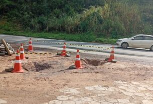 Moradores relatam danos e erosão em trecho da Rua das Palmeiras, em Ibirama