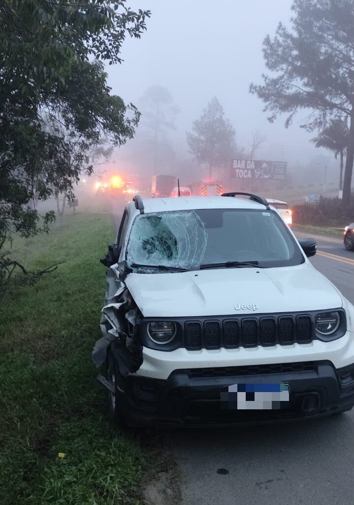 Duas crianças morrem após serem atropeladas na BR-470 em Pouso Redondo