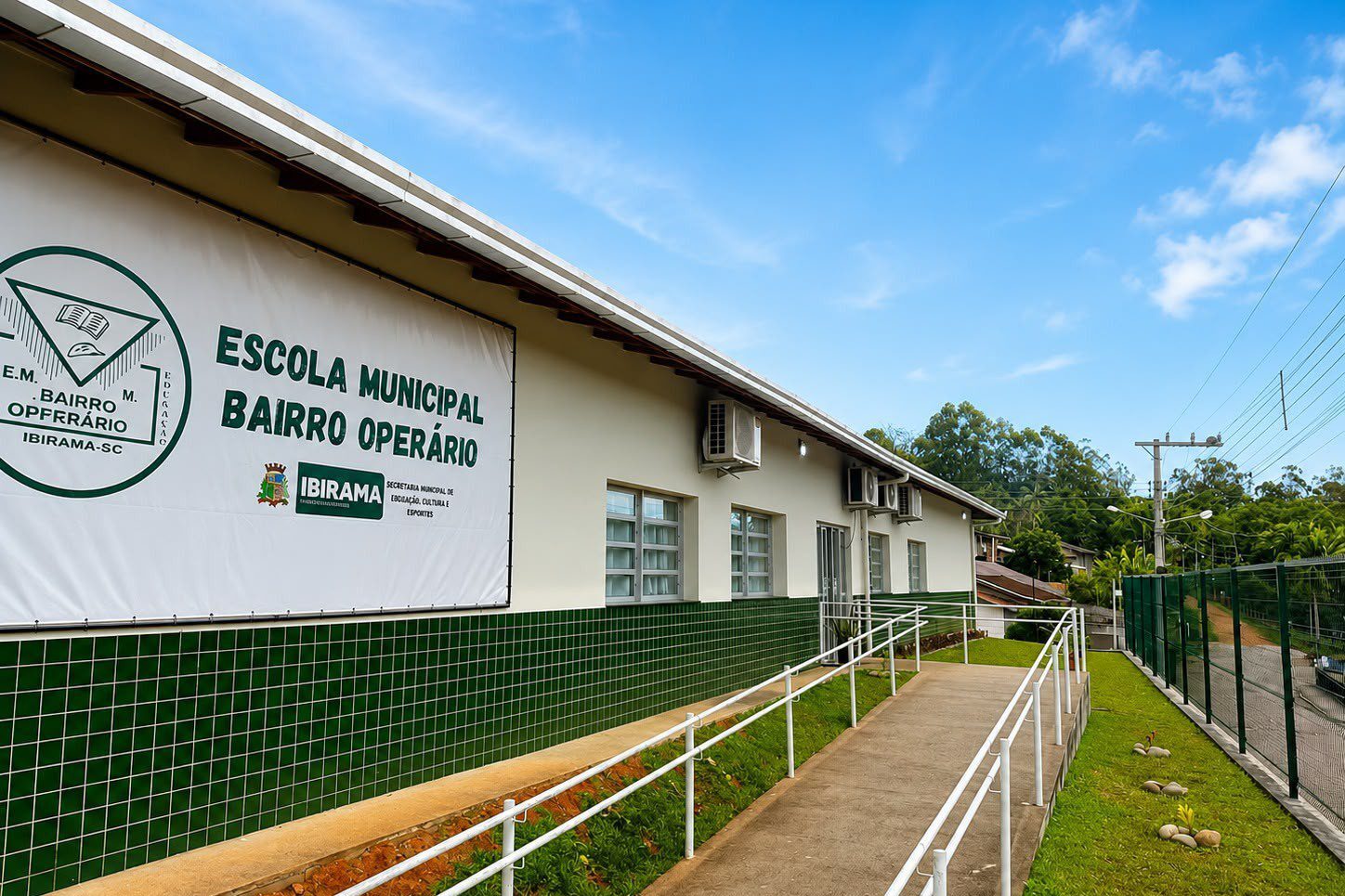 Escola Municipal Bairro Operário será reinaugurada após reforma e ampliação em Ibirama