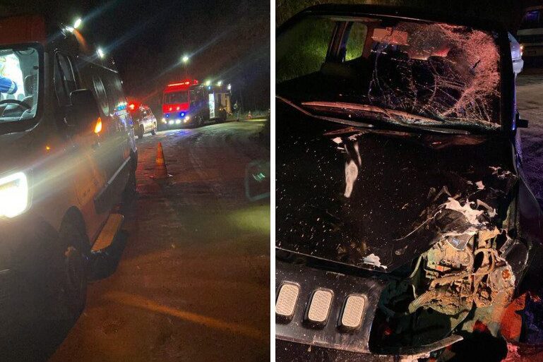 Motociclista fica gravemente ferido em colisão com carro em José Boiteux