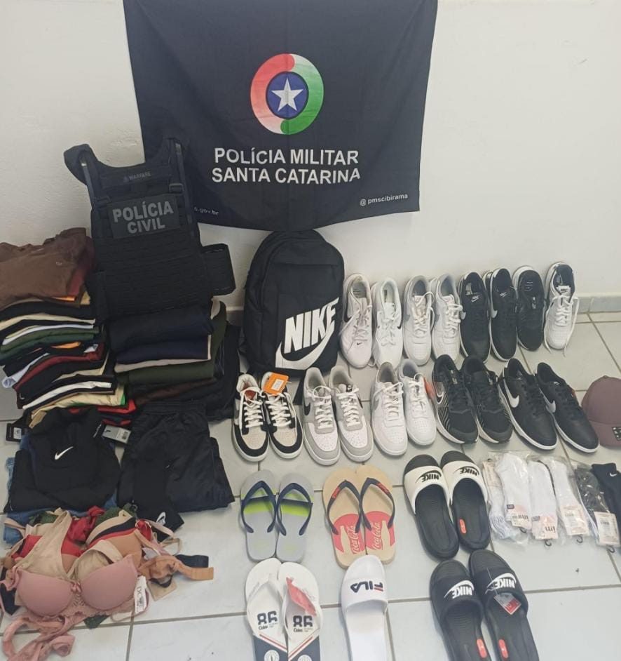Dois homens são presos após furto em loja de Ibirama