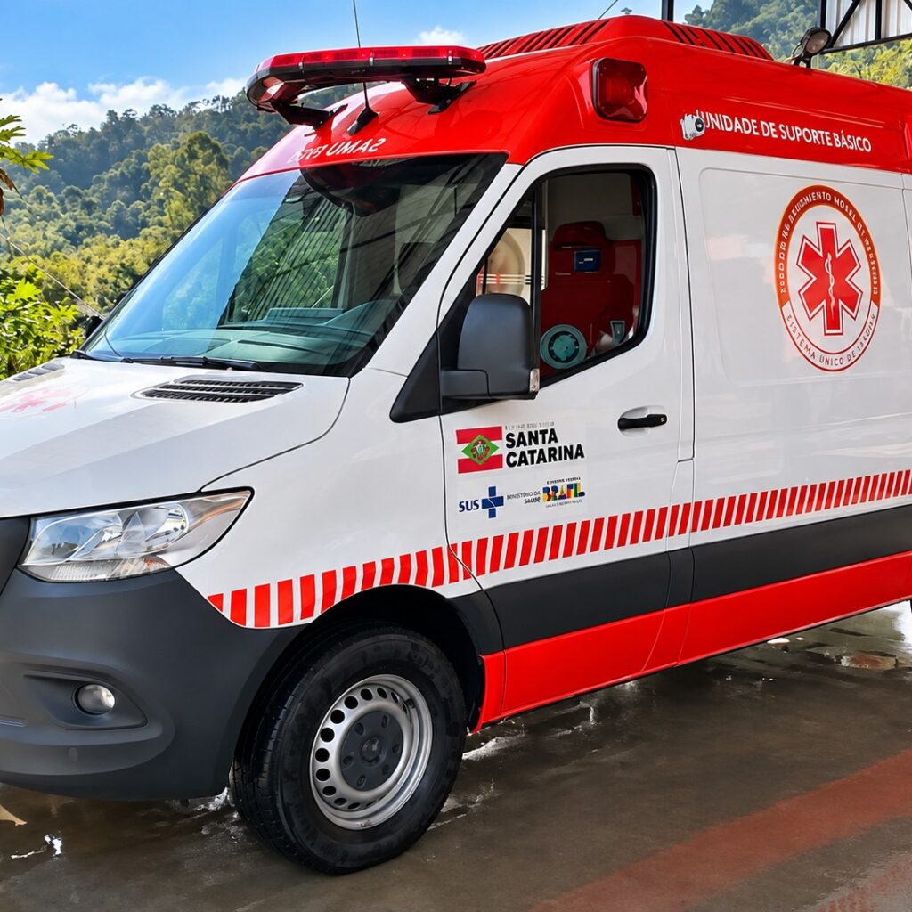Menina nasce antes da chegada ao hospital durante atendimento do SAMU em Ibirama