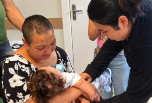 Após 18 dias, mãe e filho se reencontram no Hospital Regional Alto Vale
