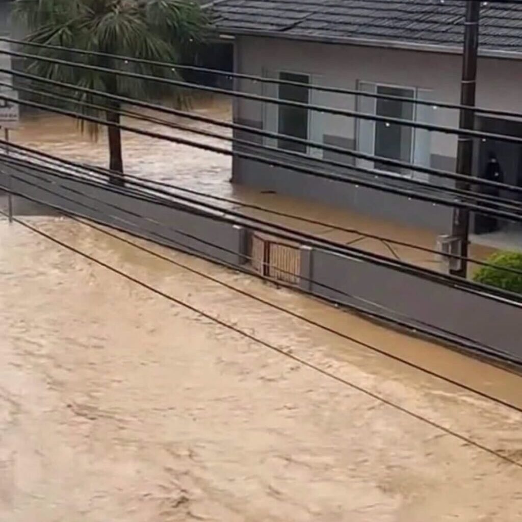 Defesa Civil deverá recomendar situação de emergência em Ibirama após chuva intensa