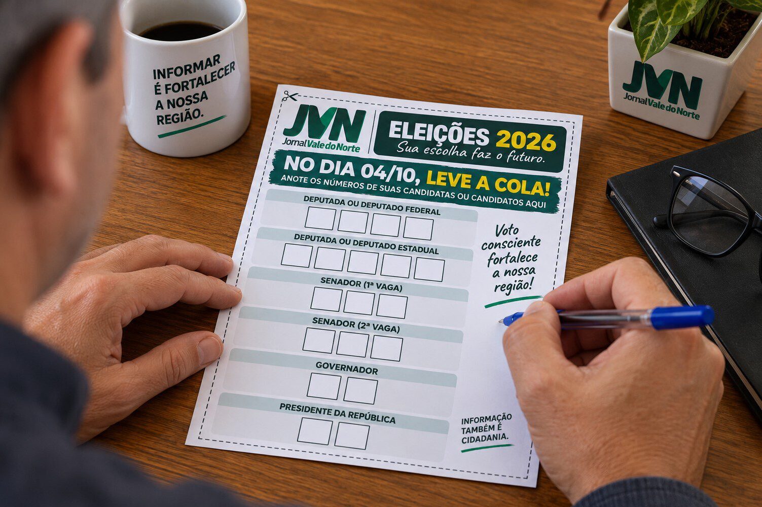Eleitores terão seis votos nas eleições gerais de 4 de outubro