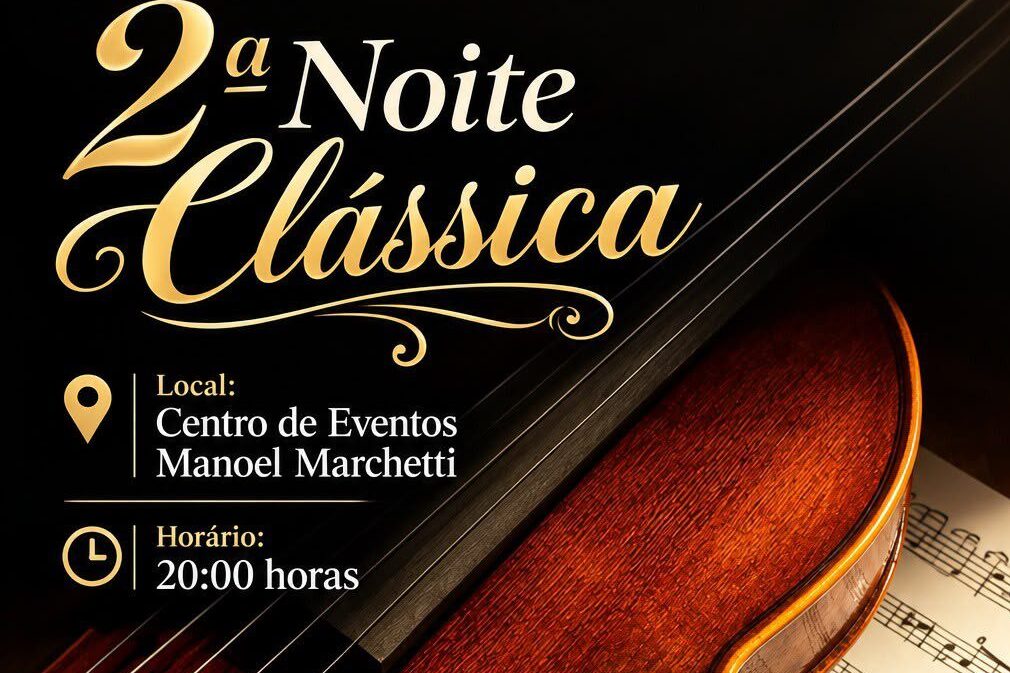 Ibirama recebe a 2ª Noite Clássica na próxima sexta-feira