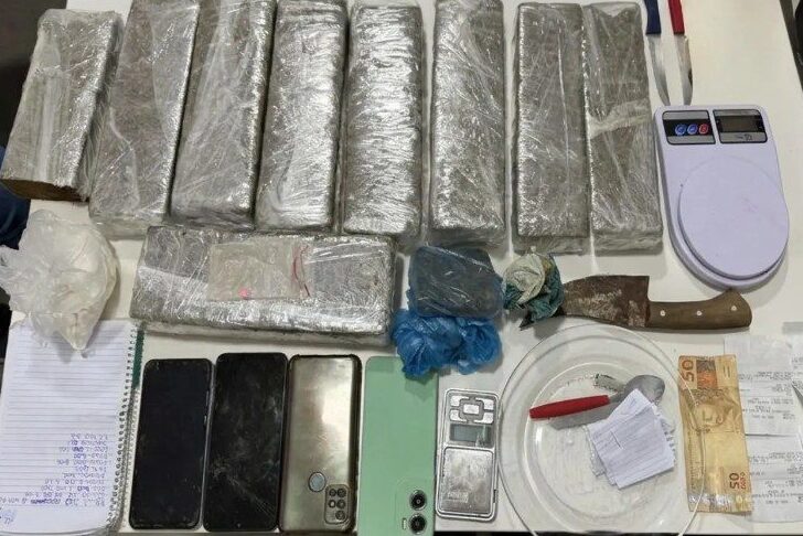 Casal é preso por tráfico de drogas após ação da Polícia Militar no Alto Vale